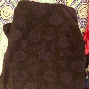 Black one size lularoe leggings